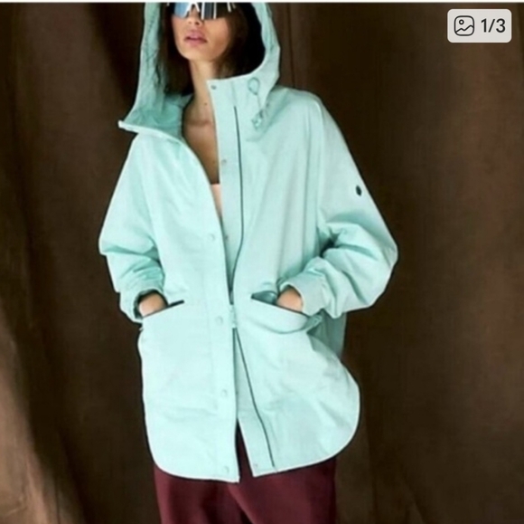 Free People Jackets & Blazers - Free People Singing In The Rain Utility Packable Jacket